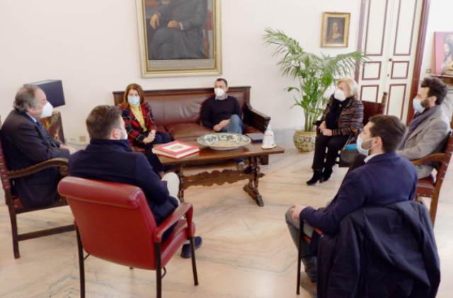 Incontro stamane tra la nuova soprintendente Donatella Aprile e il sindaco Gino Ioppolo